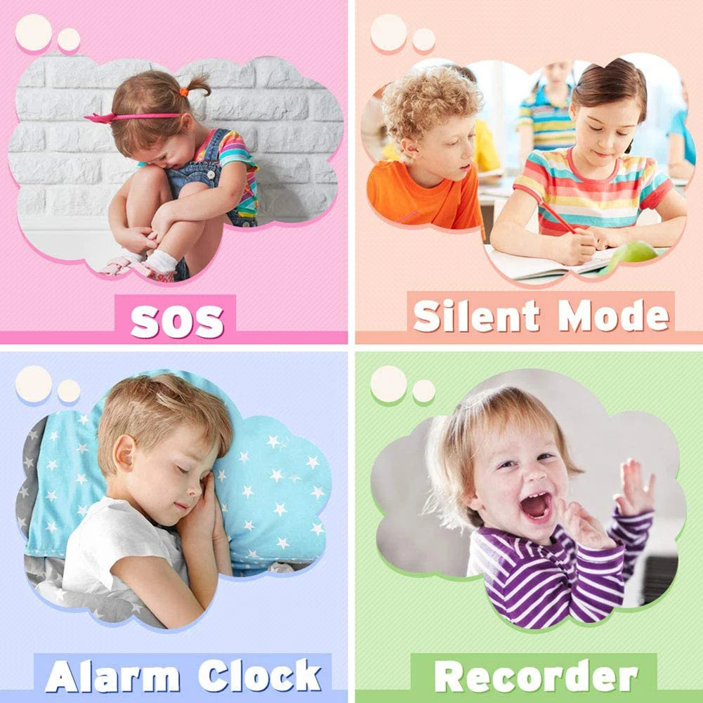 Kids Music Smart Watch Kids Smart Watch Listen Music Play Games Make Calls Selfie Recorder with 400mAh Battery