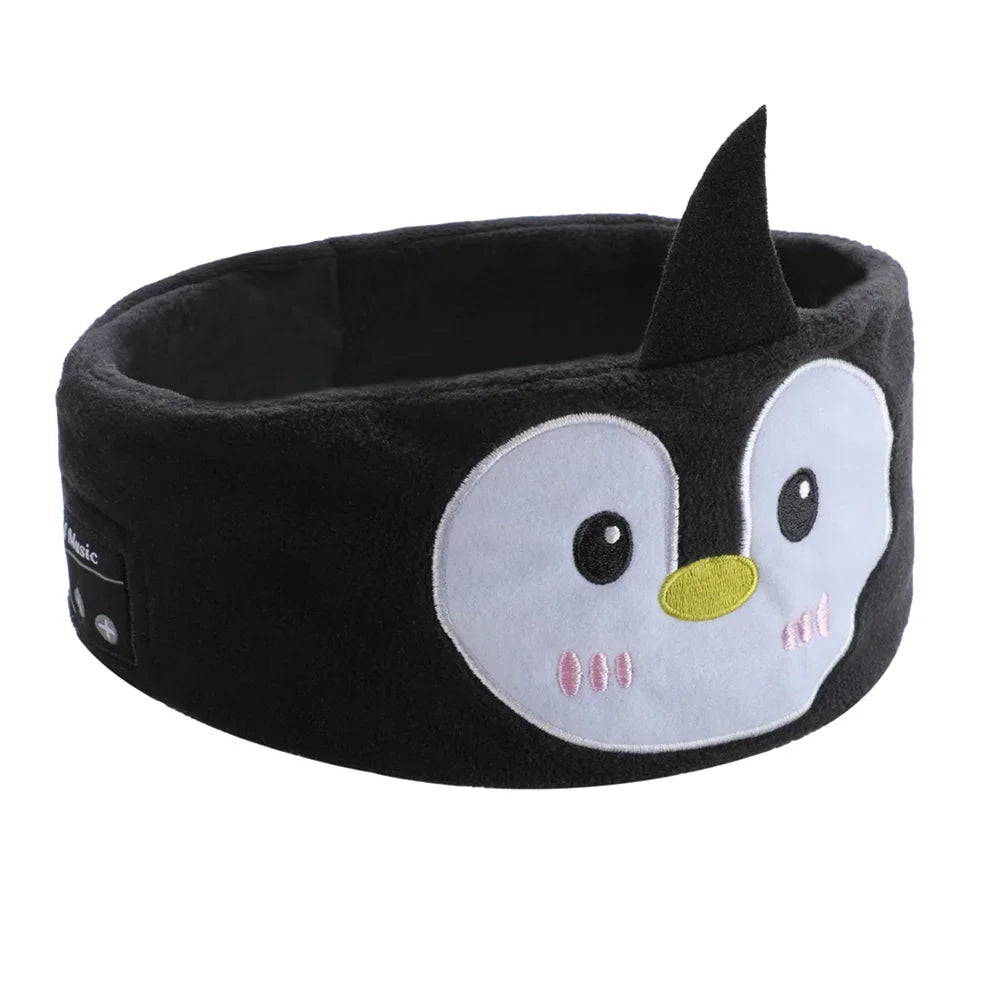 Kids Animal Bluetooth Sleep Headband – Soft Wireless Headphones, 10Hr Battery | AKT TECH