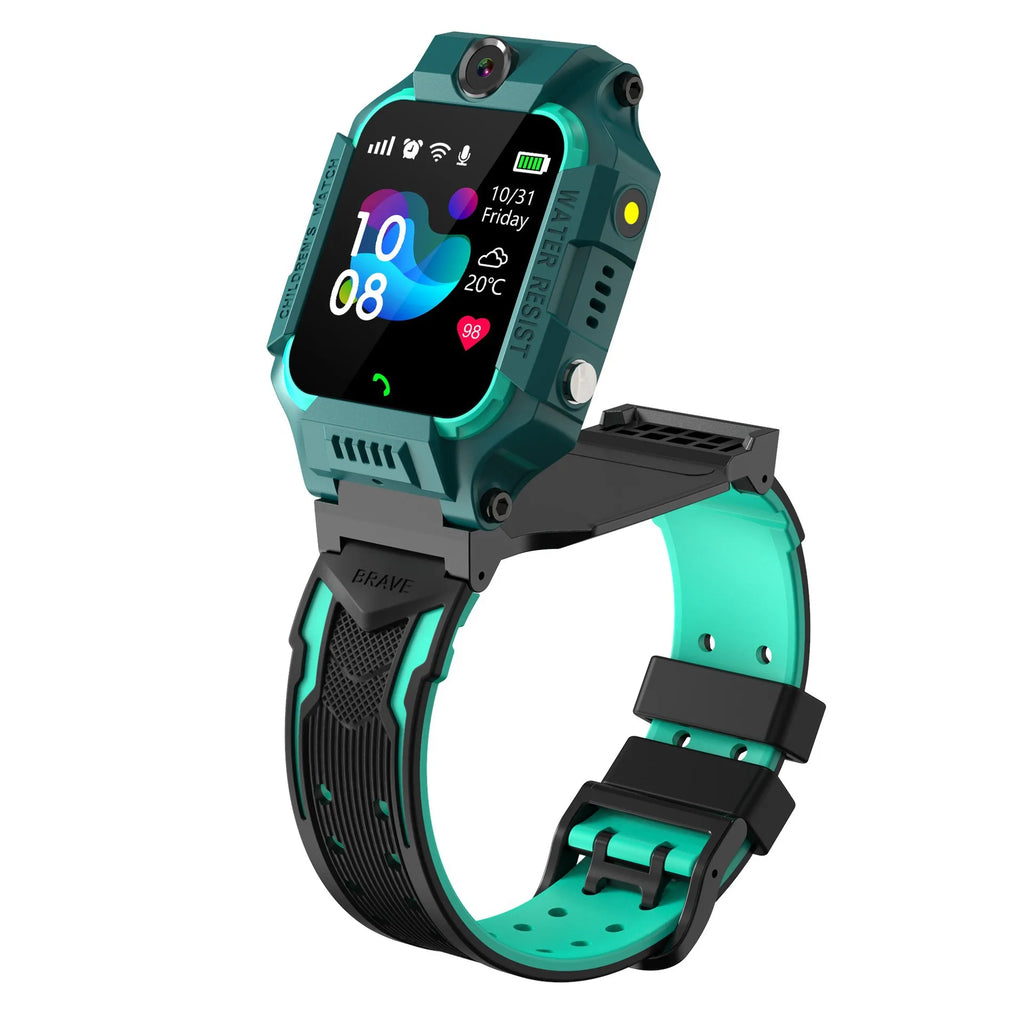 Kids SOS Smartwatch – SIM Card, Dual Camera, LBS Tracking, IP67 Waterproof | AKT TECH