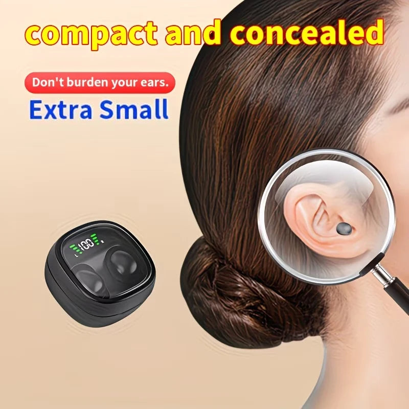 Invisible Sleep Earbuds – Bluetooth 5.3, Ultra-Small, HIFI Bass for Sleep & Sports | AKT TECH