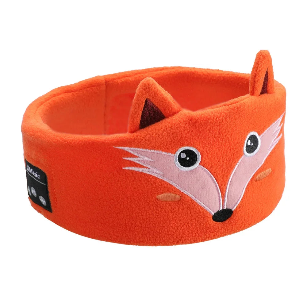 Kids Animal Bluetooth Sleep Headband – Soft Wireless Headphones, 10Hr Battery | AKT TECH