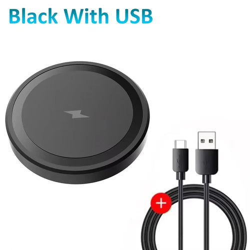 15W Magnetic Wireless Charger Pad – Fast Charging Station for iPhone & AirPods