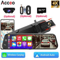 4K WiFi Dash Cam with CarPlay, Android Auto & GPS – HD Night Vision | AKT TECH