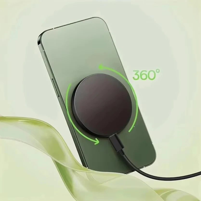 15W MagSafe Magnetic Wireless Charger – Fast Charging for iPhone & AirPods