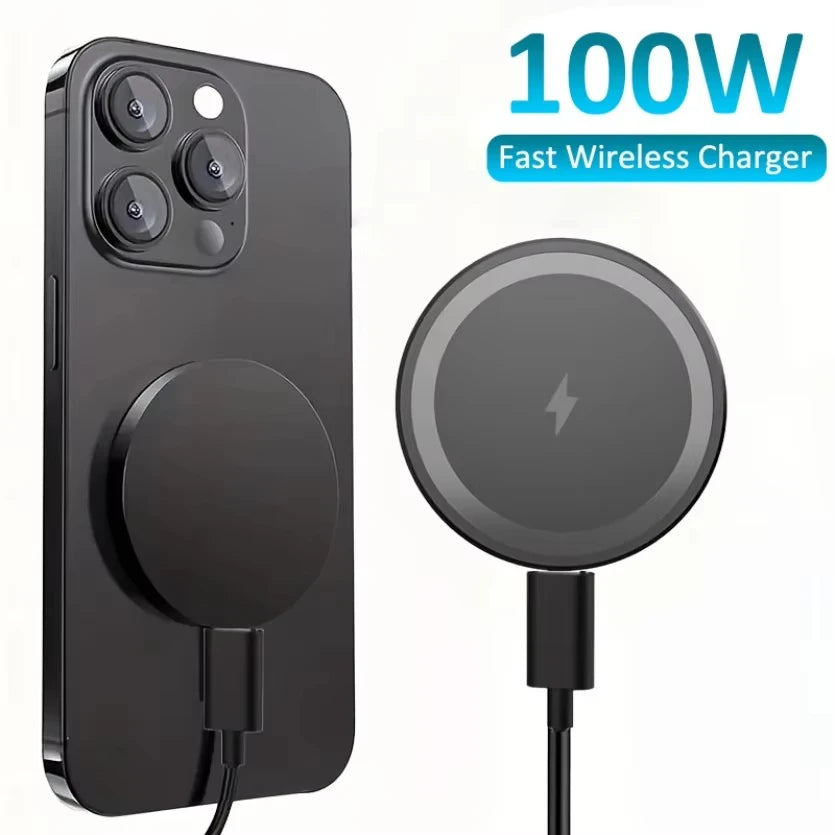 15W Magnetic Wireless Charger Pad – Fast Charging Station for iPhone & AirPods