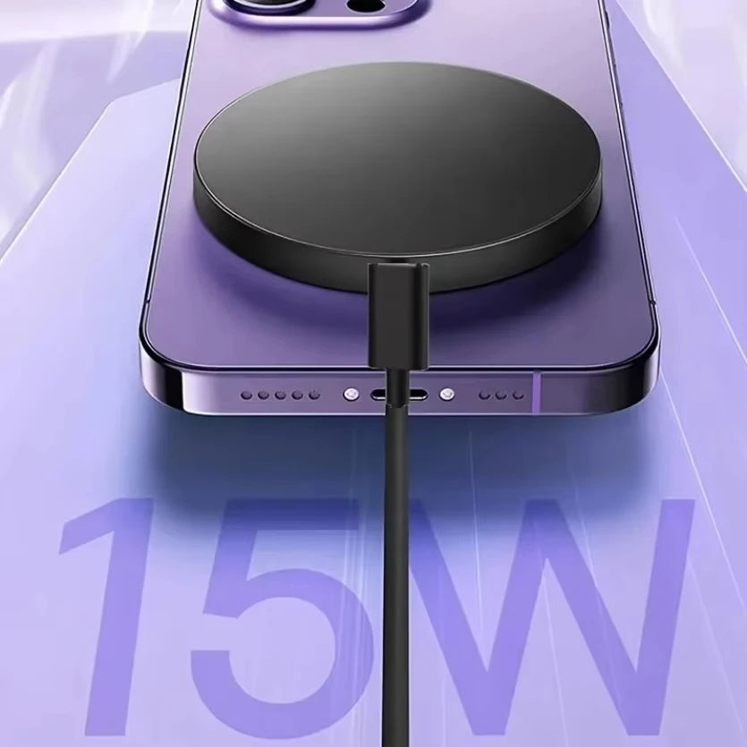 15W Magnetic Wireless Charger Pad – Fast Charging Station for iPhone & AirPods