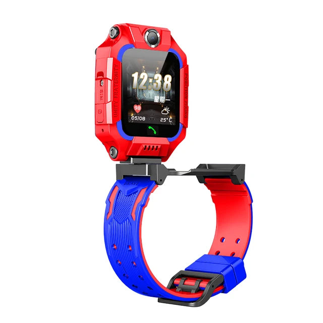 Kids SOS Smartwatch – SIM Card, Dual Camera, LBS Tracking, IP67 Waterproof | AKT TECH