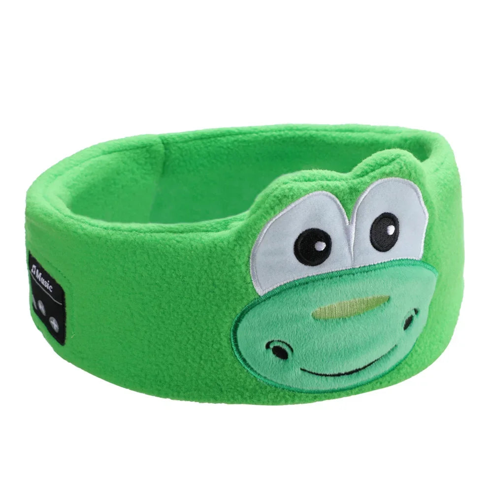 Kids Animal Bluetooth Sleep Headband – Soft Wireless Headphones, 10Hr Battery | AKT TECH