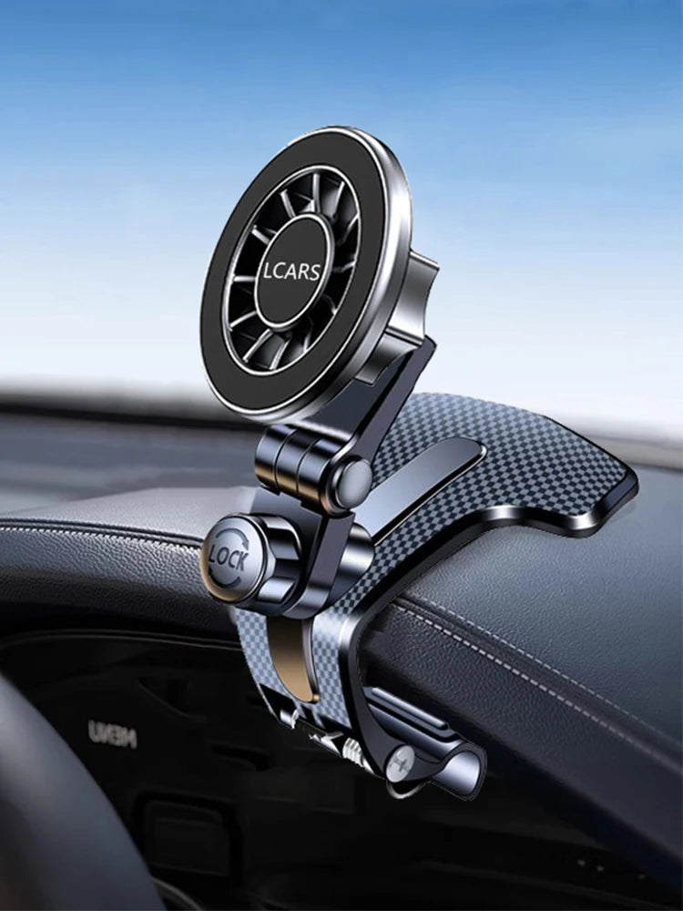 Universal Car Mount Phone Holder – 360° Rotation Dashboard & Windshield Stand