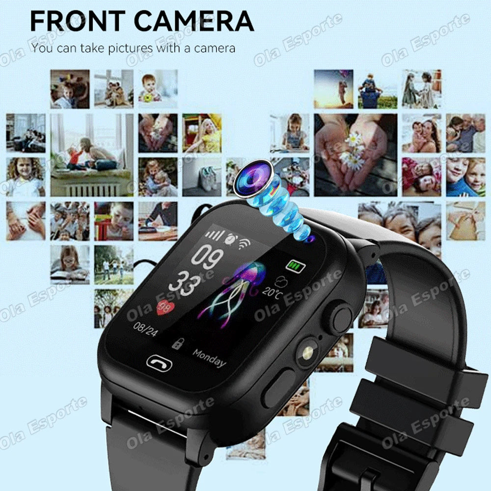 Kids 4G GPS Smartwatch – SIM Card, Video Call, SOS, Sleep Tracker | AKT TECH