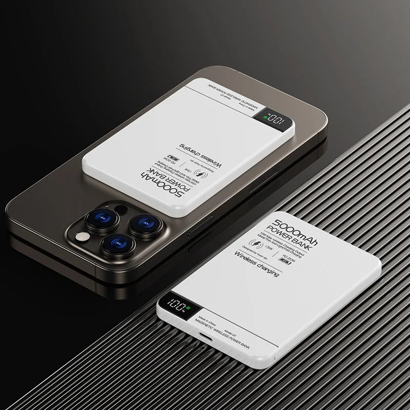 Ultra Wireless Magnetic Power Bank – 120W Fast Charge, MagSafe Compatible | AKT TECH