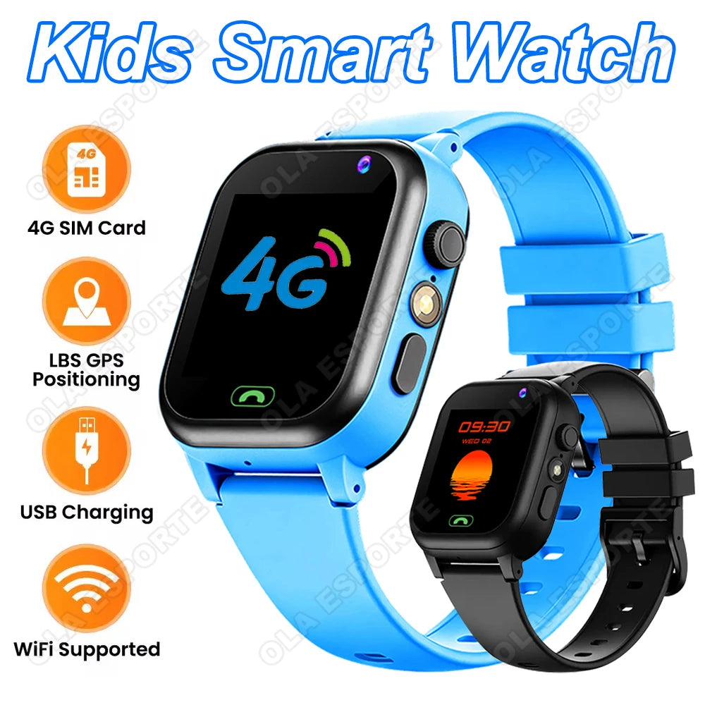 Kids 4G GPS Smartwatch – SIM Card, Video Call, SOS, Sleep Tracker | AKT TECH